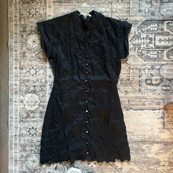 Veronica Beard Archie embroidered floral dress size 8 - Picture 7 of 14